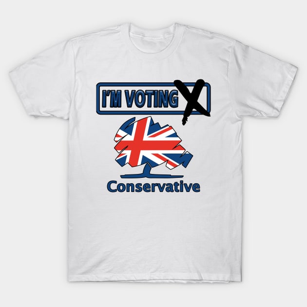 I'm Voting Conservative T-Shirt by Perfect Sense